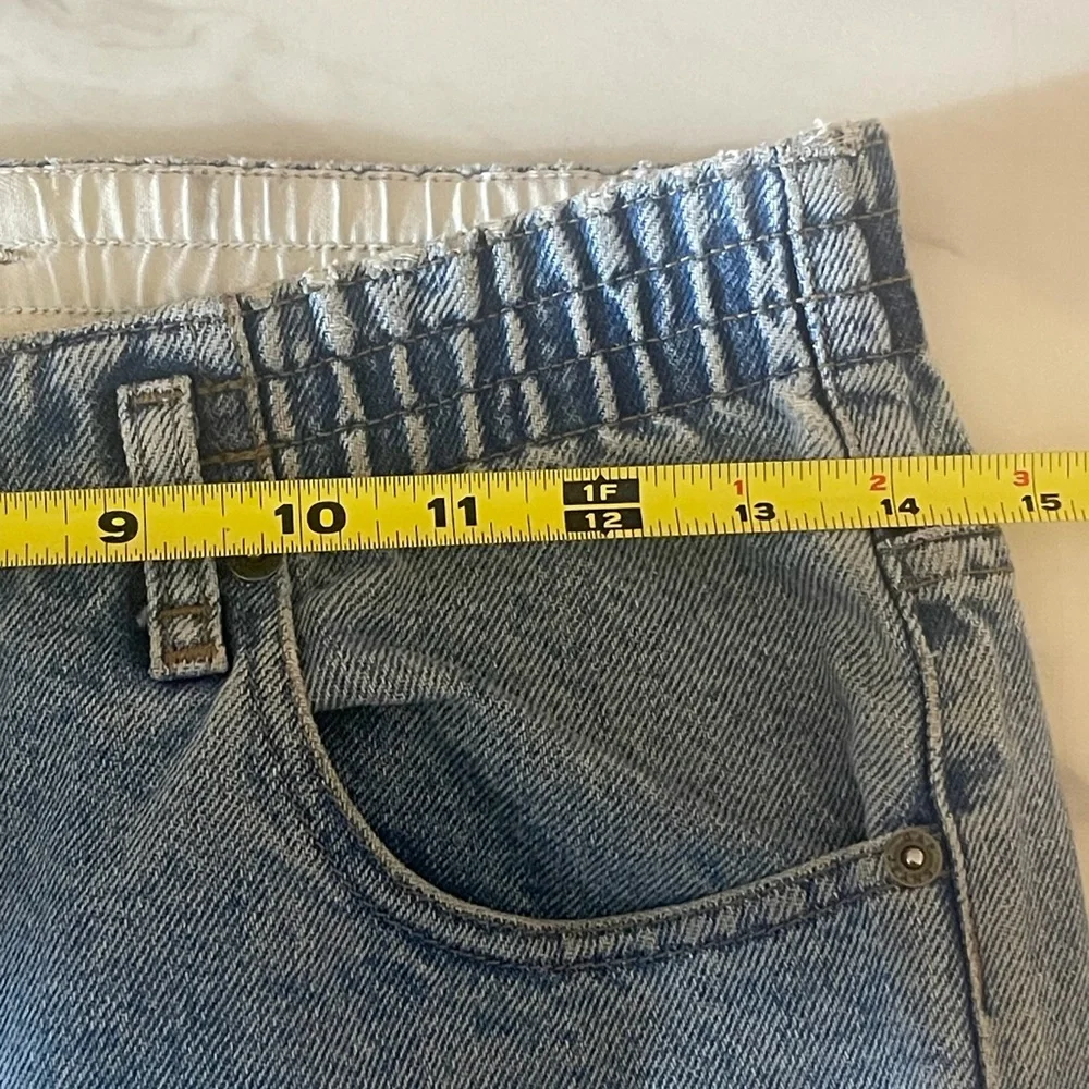 Vintage Gap Kids Classic Light Wash Denim Jeans Size 14 Elastic Waist USA Made